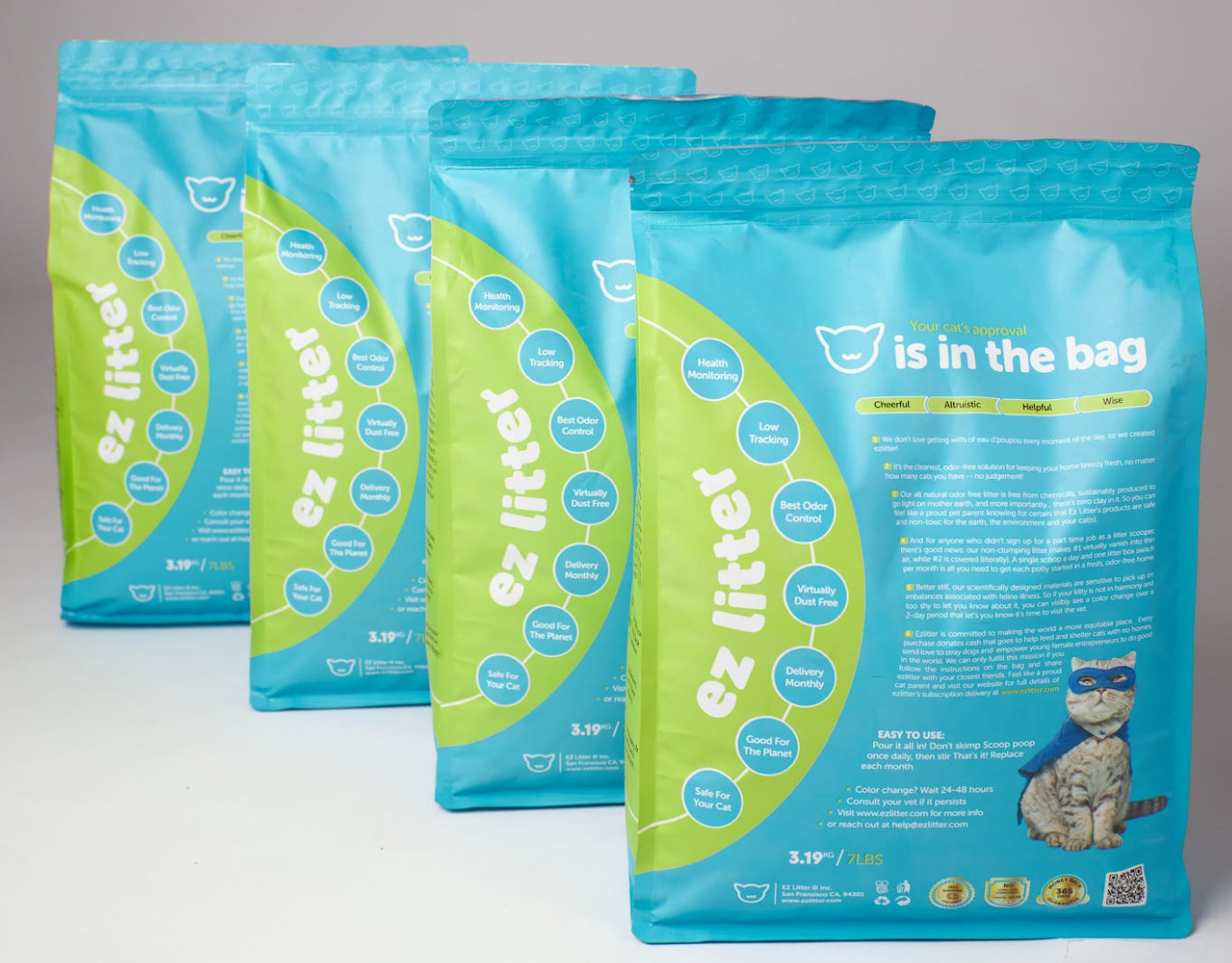 Four Bags of EZLitter